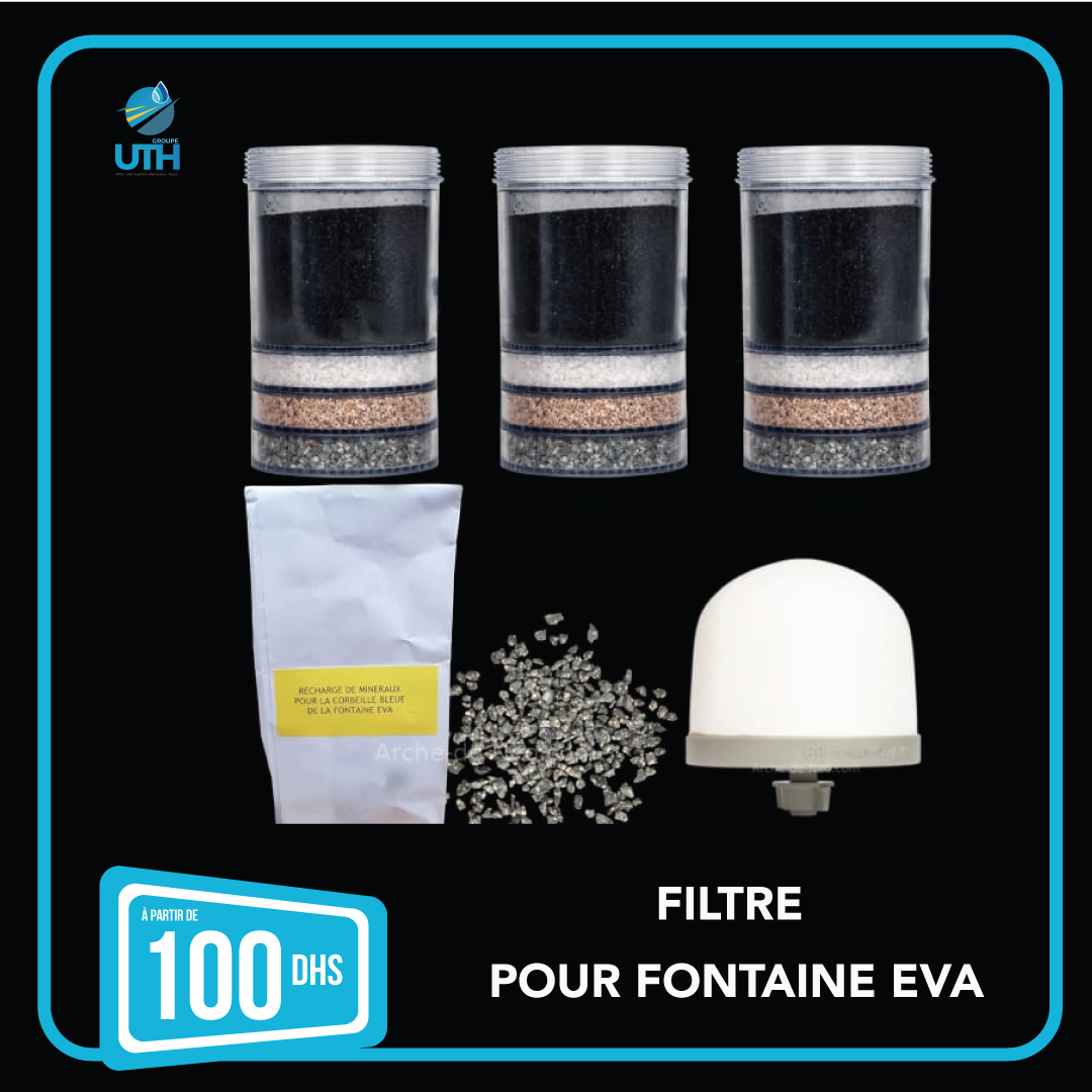 Changement de filtre pour Fontaine EVA - UTH GROUPE